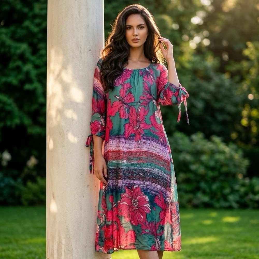 Made in Italy silk dress